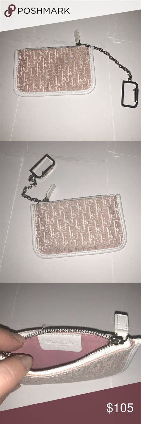 christian Dior keychain wallet